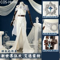 COS-HoHo Nu: Carnival Edmond The Service Of Divine Mandate Game Suit Gorgeous Dress Cosplay Costume Halloween Party Outfit