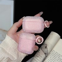 For Airpods Pro 3/Pro 2/Pro/4/3/2 Glitter Rhinestone Case Bling Matte Protective Funda Airpods Bluetooth Earphone Bag