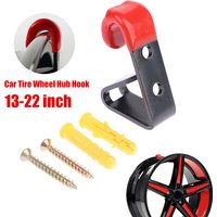 New!Car Tire 1Pcs Wheel Hub Hook Wheels Shop Display Stand Metal Holder Hanging Rack Hooks Wall Mounted Car Wheel Hub Hook