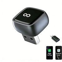 Mini Wireless CarPlay Adapter for Apple iPhone - Upgrade Wired CarPlay to Wireless, One-Tap Multi-User Switch, Plug & Play, Fast