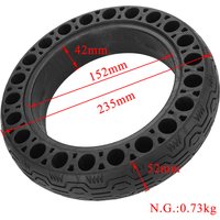 10 Inch 60/70-6.5 Honeycomb Hollow Rubber Damping Solid Tire For Ninebot MAX G30 G30L G30D Electric Scooter Antislip Tyre Parts