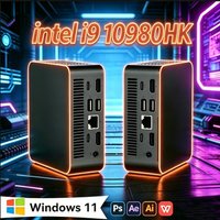 i9 MINI Gaming PC Windows 11 Intel Core i9 10980HK MINI Host 16GB 32GB DDR4 2048GB SSD WIFI 6 BT5.2 Gaming MINI PC