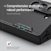 Nillkin For Samsung Galaxy Z Fold 6 5G Case Super Frosted Shield Shockproof Matter Hinge-type Dual Shell Full Cover Case