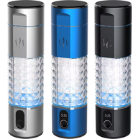 hydrogen water bottle 5000+ppb SPE/PEM hydroegn water flask rechargeable hydrogen water ionizer inhalation generator