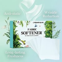 CASHAREYA Dryer Sheet 40ct Fresh Scent Anti Static Wrinkle Reducer Fabric Softener for Laundry Lasting Freshness Odor Eliminator