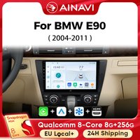 Ainavi Car Multimedia Player For BMW 3 Series E90 E91 E92 E93 Wireless CarPlay Android Auto 4G Wifi 2din