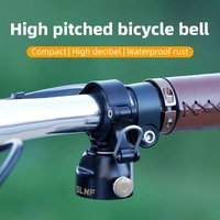 ESLNF With Single-Strike And Constant Cowbell Mode Ringing For MTB Road Bike Copper Bicycle Bell