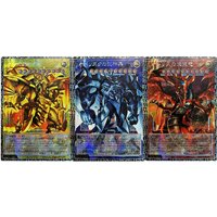 Yu-Gi-Oh! Diy Super Frame Limited Gmr Egyptian God SER Double Flash Card Obelisk The Tormentor Game Collection Card Toy Gifts