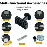 K8600 Multifunctional Vegetable Slicer Machine Original Full Size Accessories Slicing Shredding Dicing Blade Cleaning Brush
