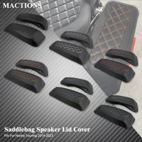 Motorcycle Hard Saddlebag Lid Cover Hard Side Bag Waterproof for Harley road king Street Glide CVO Electra Glide FLHR 14-2024