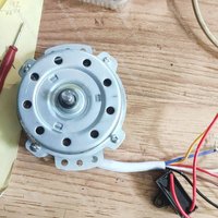 5-Wire Tower Fan Motor Accessories Electric Fan High-Power 50W Motor Household Floor-Standing Silent Head