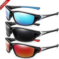 AliExpress LOISRUBY 3 PCS Polarized Fishing Sunglasses for Men And Women Outdoor Riding Cycling Running Hiking Classic Goggles UV400 Protection