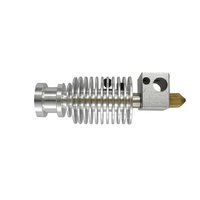 Original flsun 3d drucker teil q5 hotend kit 4 in1 kühlkörper hals rohr extruder düse messing beheizter block v6 heat break