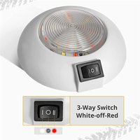 Car Dome Roof Ceiling Interior Light LED Car Interior Reading Light White Red light Round Style 21LED 12V for Boats Car Trucks