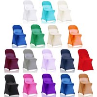 Stretch Folding Chair Cover, Elastic Chair Protections, Household Decoration, Wedding, Birthday, New Year Party Gift