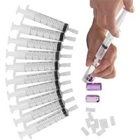 2ml/5ml/10ml Plastic Syringe Perfume Dispenser for Refill Cosmetic Liquid Essential Oil Portable Quantitative Dispensing Tools