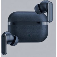 In-Ear Earphones Premium Leatherette Wireless True Headphones Bluetooth Ultra-Long Battery Life Noise Cancellation Technology