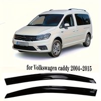 Weathershields For VW Volkswagen Caddy 2005-2021 2pcs Window Visor Vent Awnings Rain Guard Deflector Shelters Car Stylings