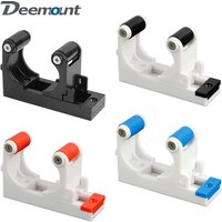 Deemount Portable Wall Holder Adjustable 40-73mm Tire Bike Parking Rack W/Hook Storage Stand Horizontal Vertical Install Choice