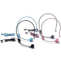 Modern Wired 3.5mm Plug Lecture Headset Mic For Efficient Teaching; Portable Head-mounted Microphone for Meetings