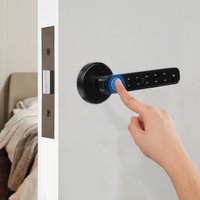 Smart Handle Door Knob with Password, IC Card, Bluetooth, Keys for Homes, Apartments, Offices, Bedroom, Office, Apartment