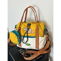 Chic Retro Color Block Small Crossbody Bag Women's Casual Commuter Single Shoulder Sling Bag Lightweight Handbag for Outdoor