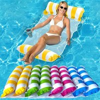 1pc Portable 4 In 1 Swimming Pool Hammock Floating Bed Foldable Summer Floating Lounge Chair Suitable For Swimming Pool Beach