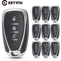 KEYYOU For Chevrolet Camaro Cruze Malibu Spark Bolt Equinox Sonic Trax Volt Remote Key Shell Keyless Key Case