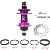 M Driven BMX Racing Hub 110x3/8 36H BMX Hubs with 16T Crmo Cog and Lockring bmx racing hub with spacers bmx parts bmx rear hub