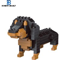 Knew Built Super Mini Dogs Dachshund Building Blocks Toys Kit: Corgi, Poodle & Entry-level Learning, Interactive Playtime, Gift