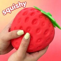 8cm Strawberry Squishy Stress Relief Toy Slow Rising Antistress Ball Grownups Toys Sensory Toy for Stress Relief