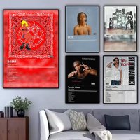 Famous Rapper N-Nine Vicious Poster Modern Minimalist Wall Art Prints for Bedroom Living Room Home Decor Interior Gift