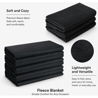 4-teiliges Set Schweißdecken 950 x 910 x 3 mm, Schweißschutzdecke, 982 ℃ Hitzebeständiger Stoff, Wärmeschutzmatte, Kohlefaser-Feuerlöschdecke, Feuerfeste Matte, Brandschutzmatte, Feuermatte
