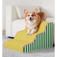 Ladder Dogs Pets Stripe Puppys Stairs Beside Sofa Bed Ramp Dog Supplies Protecting Pets Joint Slope Stairs for Elderly Dog Gifts