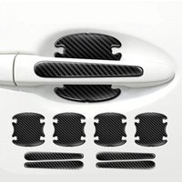 Auto Türgriff Schüssel Kratzschutz Aufkleber Carbon Fiber Protector Autos Aufkleber Auto Griff Anti-kollision Schutz Streifen