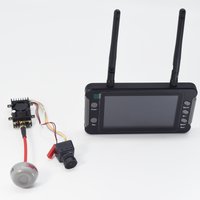 Long range Analog Transmitter 2000mW VTX+Caddx Starlight 1200TVL FPV Camera NTSC/PAL+ Screen 4.3 INCH Monitor for RC FPV Drone