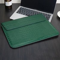 Laptop Bag for MacBook Pro 13 M1 PU Cover For Pro 14 2026 Case Crocodile Pattern Leather For MacBook Air 15 A3240 A3114 A2941
