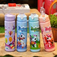 750ml Cute Portable Water Bottle with Handle Multiple Colors Available for Outdoor Camping Gym Use