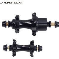 SILVEROCK External 4 - 7 Speed Hubs 74mm 112mm Straight Pull for Brompton Folding Bikes NBK Bearing 6 Pawls Wheels Axle