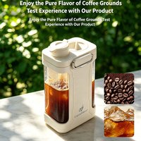 YRP Cold Brew Iced Coffee Pots Coffee Maker and Tea Infuser1.0L / 34oz Removable Filter Tritan material BPA free Coffee tools