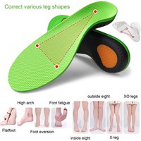 1 Pair Arch Support Orthopedic Insoles Flat Feet Plantar Fasciitis Insoles GEL Shock Absorbing Soles Elastic Sports Insoles