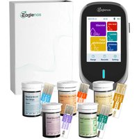 Accuracy Handheld 5 in 1 Blood Lactate ketone and Glucose Uric acid Total cholesterol Meter- with Test strip Monitor Kit
