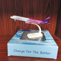 New 20cm Toy Airplane Model For Wizz A321 Diecast Metal Airplane Model Kits with Stand for Collections Displays or Boys Gift