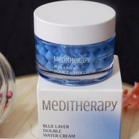 Meditherapy Blue Layer Double Water Cream With Agave Tequilana Leaf Extract Azulene 50g Original Nourish Hydrating Capsule Cream