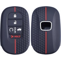 Silicone Key Fob Cover for Honda 2026 Passport 2025-2022 Civic Accord CR-V HR-V Pilot 5 Buttons Keyless Entry Remote Key