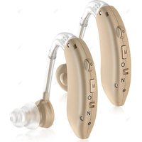 2025 Best Rechargeable Digital BTE Hearing Aid Adjustable Tone Sound Amplifier Portable Deaf Elderly Hearing Aids