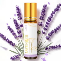 Lavender Roll-On Essential Oil, 10ml - Natural Aromatherapy for Relaxation, Sleep Aid & Stress Relief