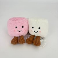 Niedlicher Marshmallow-Plüsch-Schlüsselanhänger, Weicher Stoffanhänger, Taschenanhänger, Geburtstagsgeschenk