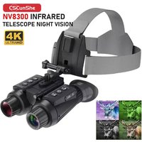 NV8300 Super Light HD 36MP 3D Binoculars Telescope 8X Digital Zoom 300M 7 levels Infrared Night Vision Camera for Hunting