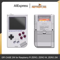 Retroflag GPi CASE 2W Compatible with Raspberry Pi ZERO, ZERO W, ZERO 2W with 3 inch LCD Screen, Rechargeable Battery